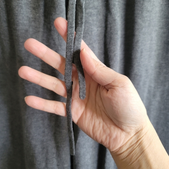 Lunya, Cozy Cotton Silk Relaxed Pant Wide Leg,Gray, Size Medium - Picture 7 of 14